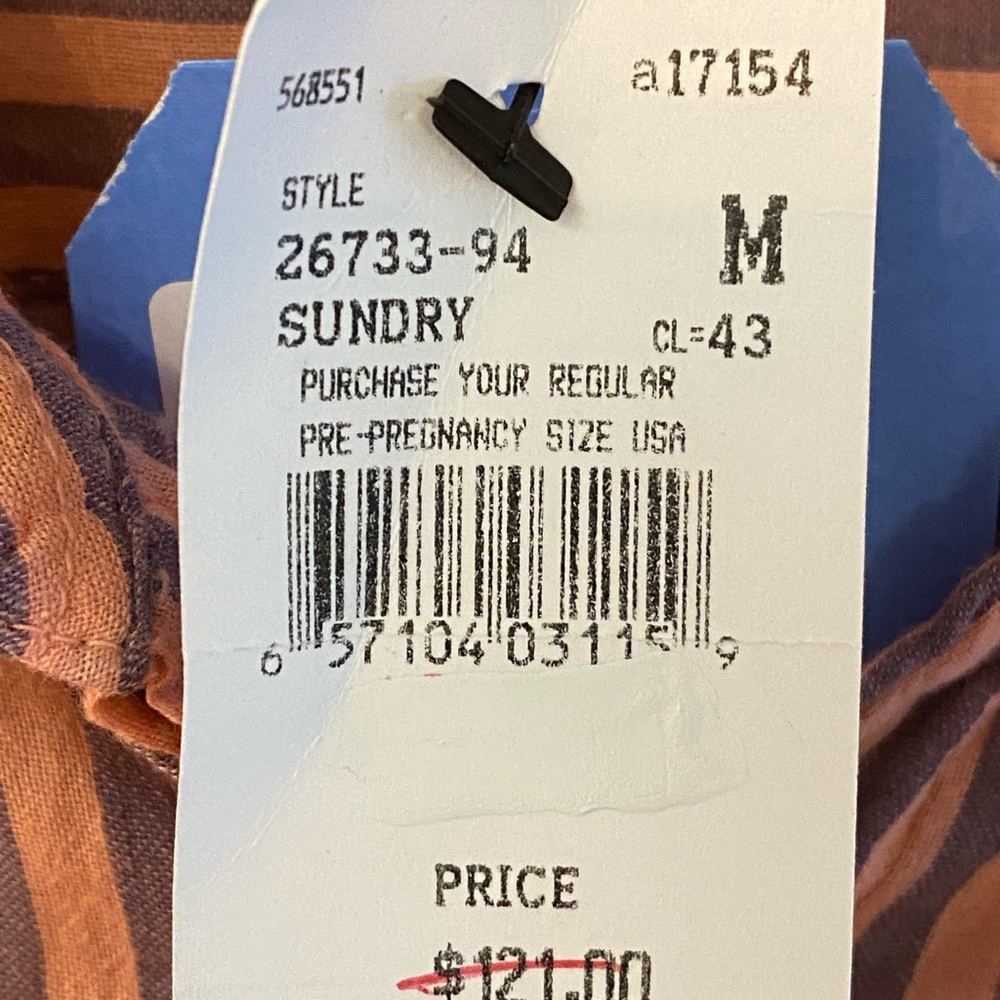 SUNDRY FLOWY COTTON BLOUSE NEW - Picture 3 of 11